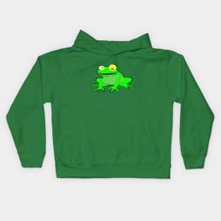 Green frog Kids Hoodie